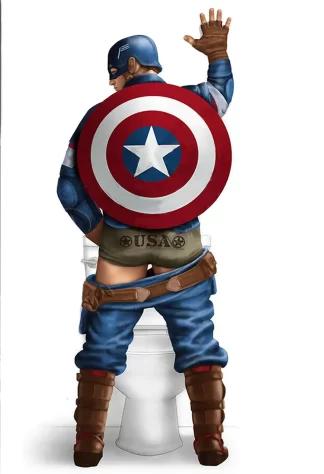 Cap America al Bagno